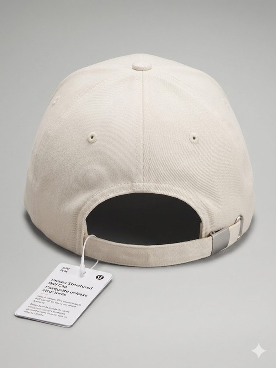 ⚾? NWT Lululemon Unisex Structured Ball Cap - S/M - Ivory & Olive Brûlée main image 5